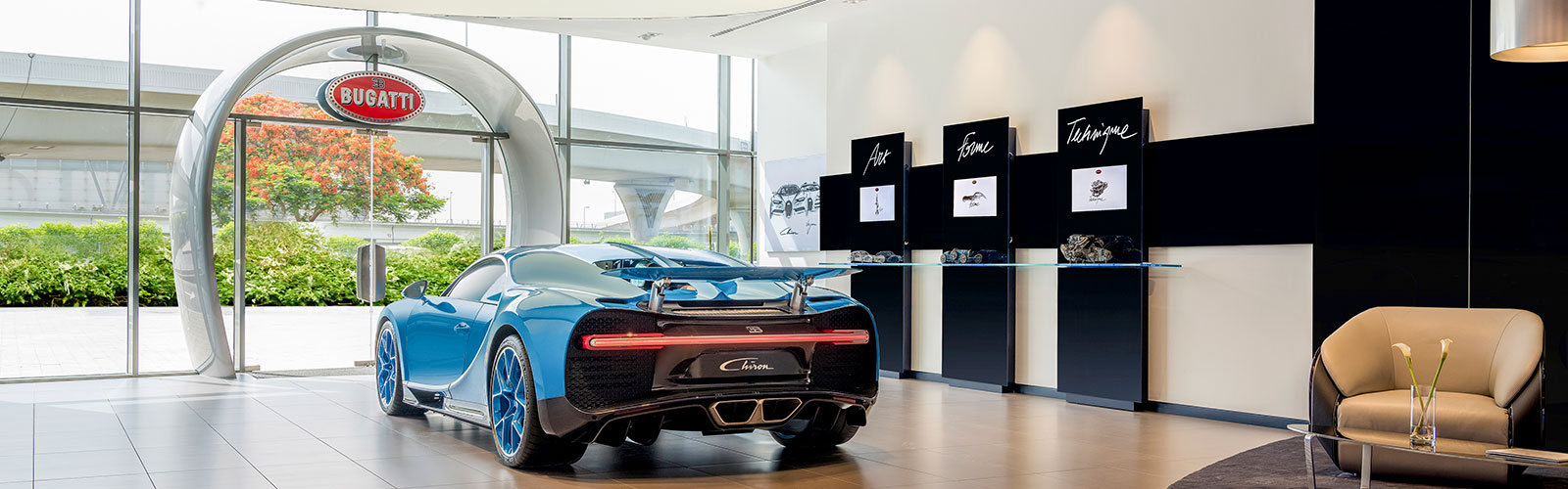 Braunwagner Spatial Interior Design Bugatti Showrooms worldwide
